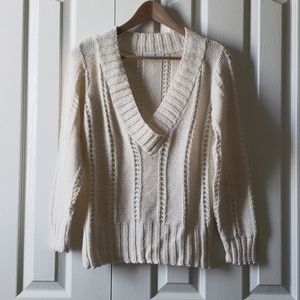 Charlotte Russe V-Neck Sweater (M)